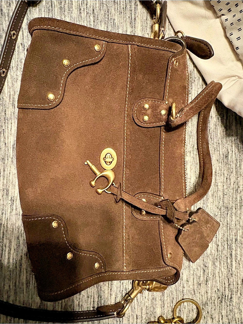 Coach Rhyder 24 Re-Release Shoulder Bag in Suede